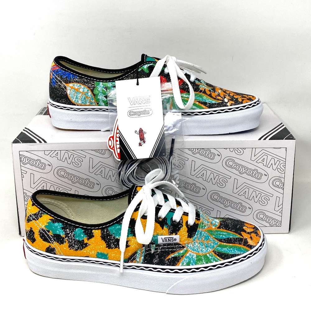 VANS Authentic Crayola Van Doren Men’s Low Top Canvas Sneakers Size VN0A5KRDARF - Picture 4 of 12